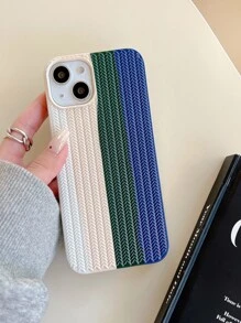 Funda para móvil con patrón tejido - Multicolor - Ver 2