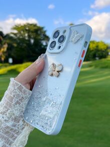 Trang trí Bướm Chống rơi Ốp lưng & bao da điện thoại - trắng - Xem 5