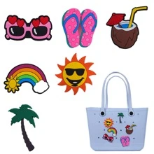 agujero Bolso creativo Accesorio DIY colgante de dibujos animados de colores de moda Accesorio de bolsa - Multicolor - Ver 1