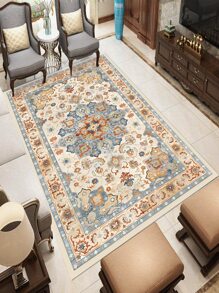 1 tấm thảm trang trí họa tiết hình học - Nhiều màu - Xem 1