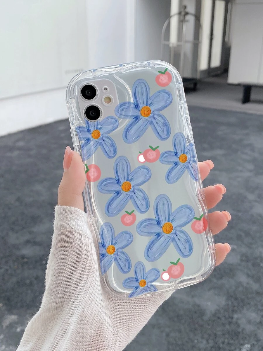 印花透明手機殼 - 無色 - 查看 1