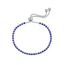 Fashionable Simple Style Single Row Crystal Beaded Bracelet For Women, Multicolor Luxurious Drawstring Bracelet, Adjustable, Minimalist Jewelry