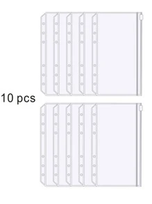 10 个拉链口袋 存储现金拉链口袋 文具存储笔袋 文具用品 学校用品 预算持有人配件 返校,返校,学校用品,储蓄计划,双周储蓄计划,10000 储蓄计划,储蓄策略