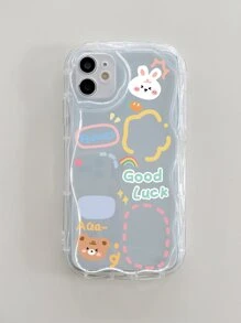 1 Miếng Thỏ & Họa tiết gấu Ốp lưng & bao da điện thoại - Trong sáng - Xem 5