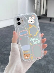 1 Miếng Thỏ & Họa tiết gấu Ốp lưng & bao da điện thoại - Trong sáng - Xem 1