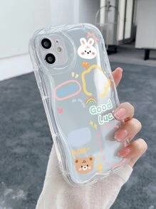 1 Miếng Thỏ & Họa tiết gấu Ốp lưng & bao da điện thoại - Trong sáng - Xem 4