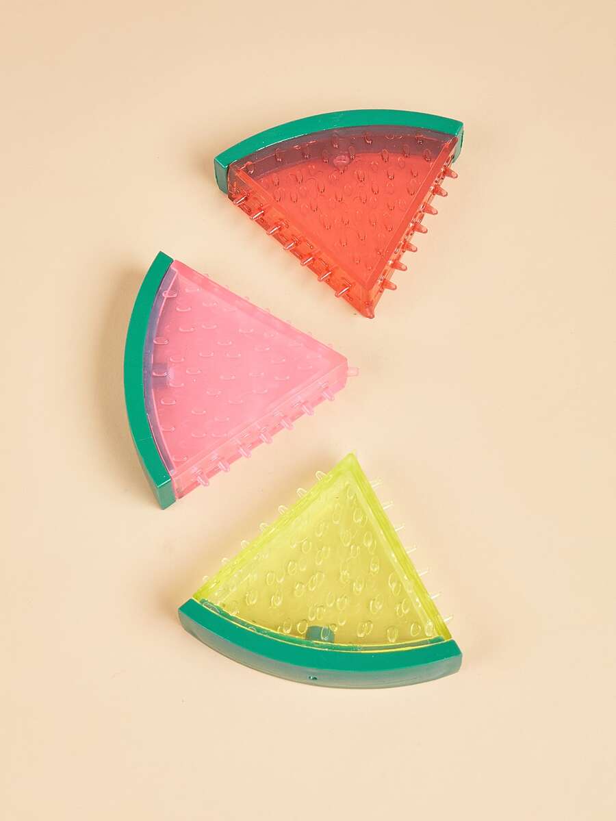 1入組隨機注水西瓜形寵物咬咬玩具 - 彩色 - 查看 1