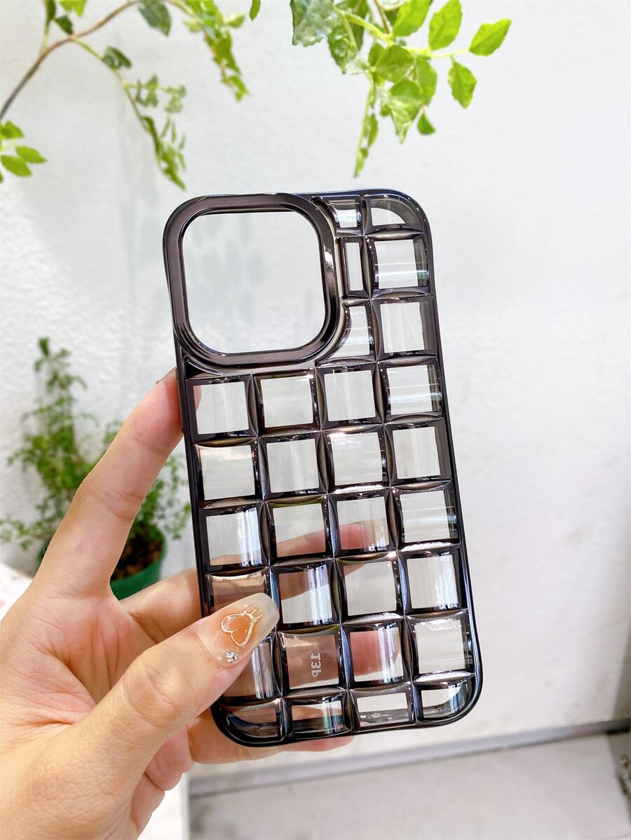 Mạ Làm sạch ốp điện thoại - màu đen - Xem 1