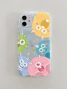 Ốp điện thoại trong suốt hình quái vật hoạt hình - Trong sáng - Xem 5