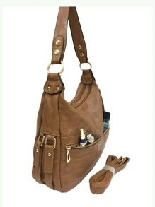 Women Shoulder Bags - 黑色 - 查看 3