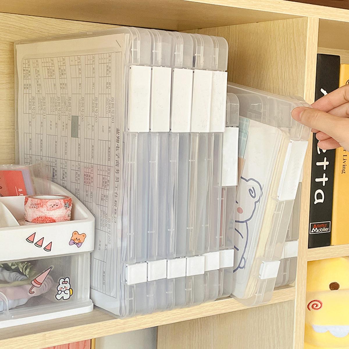 1pc Office Document Storage Box/home Certificate & Credential Storage