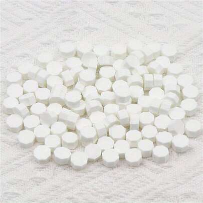 100 Stück/Beutel vintage Metallwachsversiegelungs-Perlen für Wachssiegel-Stempel, perfekt für Hochzeitseinladungen, Grußkarten, Briefe Schulanfang, Schulbedarf