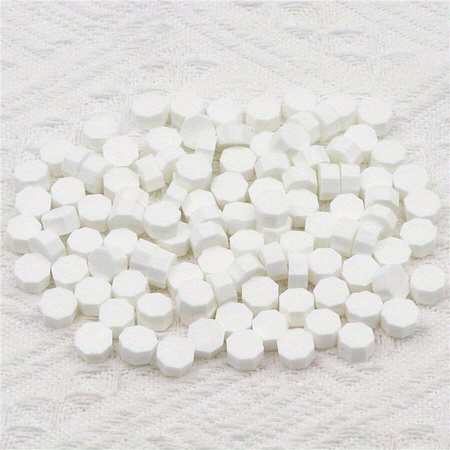 100 件/袋复古金属蜡封珠，适用于蜡封印章，非常适合婚礼请柬、贺卡、返校信、返校、学校用品