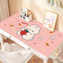 1入組卡通字母人物圖案桌墊,現代桌子墊適用於學校