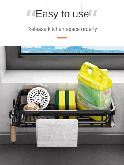 Prateleira de armazenamento multifuncional para cozinha