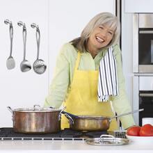 5入組強冰箱貼 - 銀色 - 查看 6