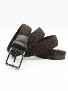 Men Belts - 棕色 - 查看 5