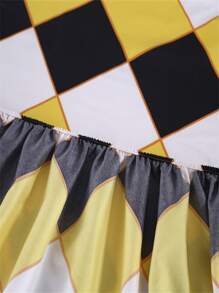 Polyester Simple Style Bedding Set With Fitted Sheet - Multicolor - View 2