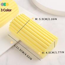 灰色潮濕清潔撣子海綿、減壓海綿清潔刷、可重複使用清潔撣子海綿工具，用於清潔百葉窗、玻璃、踢腳板、通風口、欄杆、鏡子、門窗凹槽 - 淺灰色 - 查看 5