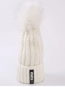 Women Beanie Hat - trắng - Xem 3