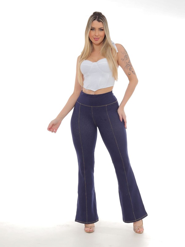 Legging Cotton Imita Jeans Montaria