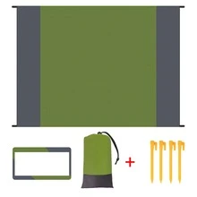 portátil césped Alfombra , playa Alfombra , Manta de picnic , perfecto para varios actividades al aire libre - Verde militar - Ver 2