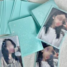 50 cái Kem Màu hồng Mờ Phim ảnh Hai Lớp Tập ảnh Thẻ Người bảo vệ Cái túi Đối với 61*91mm Nhỏ bé - màu xanh lá - Xem 4