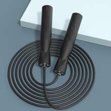 1pc Black Fitness Skipping Rope Gym Accessories, Sport, Gym, Home Exercise, Jump Rope, Skipping Rope, Jump Rope - Black - View 1