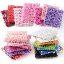 144入組人造迷你泡沫玫瑰花束婚禮花裝飾用品剪貼簿假花花環手工禮物