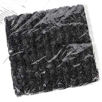 144pcs Artificial Mini Foam Rose Flower Bouquet Wedding Flower Decoration Scrapbooking Fake Flowers Wreath DIY Craft Gifts