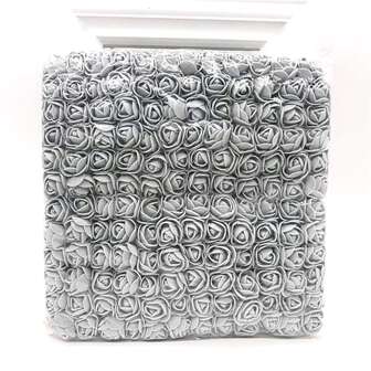 144入組人造迷你泡沫玫瑰花束婚禮花裝飾用品剪貼簿假花花環手工禮物