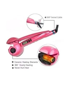 Babyliss Modelador Cabelos Bivolt Perfect Curl Regulagem Automático De Luxo Modelador De Cachos Com Display LCD de Temperatura 360C°