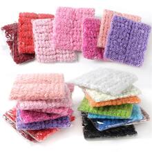 144 件人造圣诞迷你泡沫玫瑰花束婚礼花卉装饰剪贴簿假花花环 DIY 工艺礼物、情人节、礼物