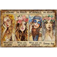 Tranh thiếc mảng bám cổ điển - Nhiều màu - Xem 1