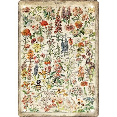 Vintage Tin Sign Painting