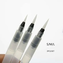 9/3 pezzi Set di pennelli ricaricabili per acqua, penne per calligrafia, disegno, pittura, illustrazione, accessori per ufficio