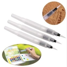 9/3 pezzi Set di pennelli ricaricabili per acqua, penne per calligrafia, disegno, pittura, illustrazione, accessori per ufficio