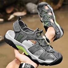 senderismo Hombres Sandalias exterior pescador agua Sandalias para paseo Sandalias verano - Gris - Ver 4