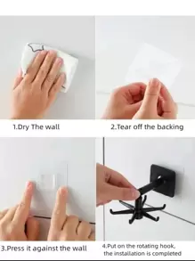 1pc Jewelry Necklace Display Hanging Stand - Black - View 4