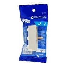 Triple Grounded Multicontact, Bar, Volteck MUL-320 46810 - Beige - View 3