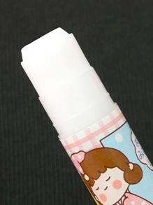 2入組卡通圖形素色口香糖，可愛易於使用學校素色口香糖 - 彩色 - 查看 8