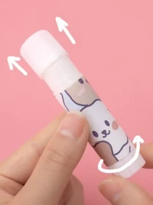 2入組卡通圖形素色口香糖，可愛易於使用學校素色口香糖 - 彩色 - 查看 9