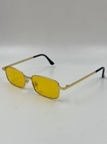 Men Fashion Glasses - 黃色 - 查看 1