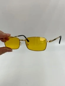 Men Fashion Glasses - 黃色 - 查看 6