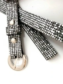 Cinto feminino bia glitter bril