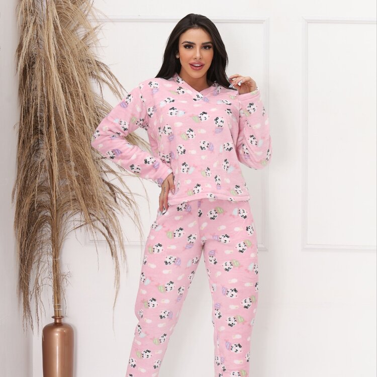 Women Pajama Sets - Rosa Pálido - Añade 1