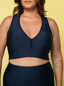 Plus Size Women Tops - Azul Marino - Ver 1
