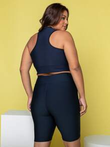 Plus Size Women Tops - Azul Marino - Ver 3