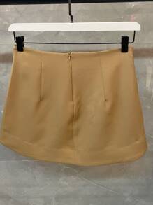 Women Shorts - màu nâu - Xem 2