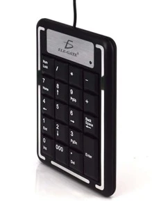 Teclado Numérico TC.07 De Una Mano Usb Para Pc O Laptop ELE-GATE - Negro - Ver 3